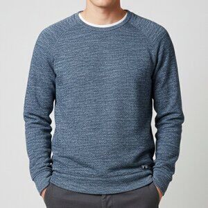 Scotch & Soda Sweatshirt Heathered Blue Tokyo Toujours